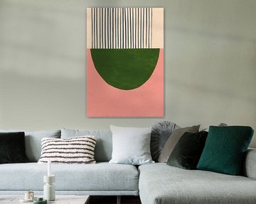 Abstract minimalism colour contrast artwork by Niklas Maximilian