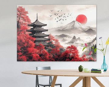 Crimson Tranquility by Lae