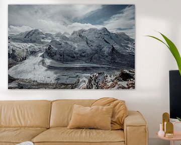 Gorner Glacier in winter by Fabiroams