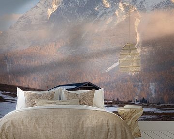 Berghütte im Moos bei Lermoos von KB Design & Photography (Karen Brouwer)