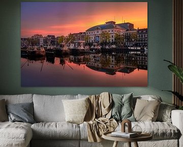 View on Carré Theatre and Amstel River in Amsterdam, 2019 6000 by Amsterdam.Photos