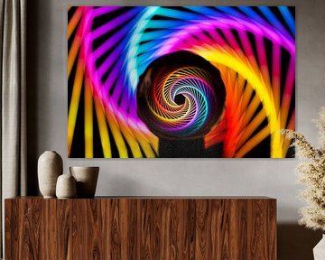 Lens spiral by Tessel Sander