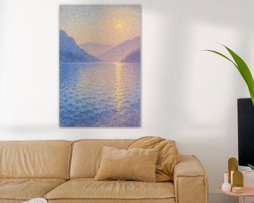 Winter Light on Lake Garda – Italian Alps in Radiant Calm by Travel Shop