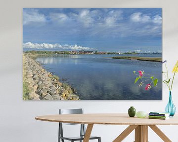 View of the holiday resort of Lemkenhafen, Fehmarn Island