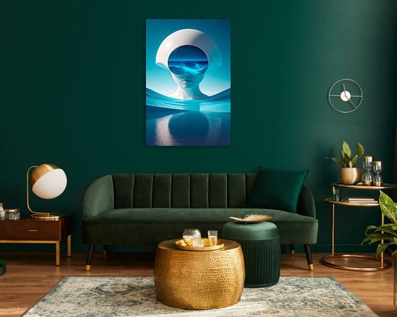 Example of the artwork in a room