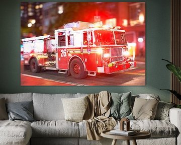 Feuerwehrleute New York von Paddy Amsterdam