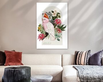 Inca cockatoo - collage remix by Marja van den Hurk