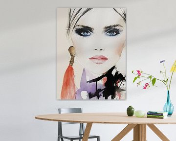 Electric Muse, portrait de mode moderne