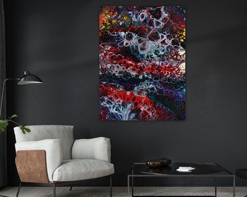 Abstract cell structure by Mario Hoesel