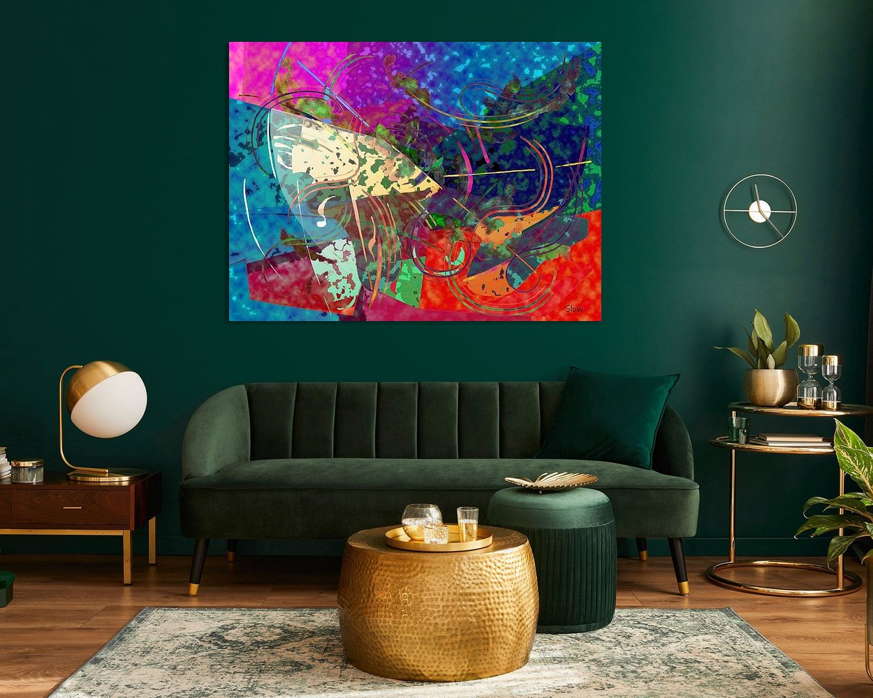 Example of the artwork in a room