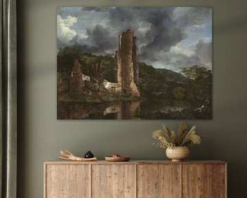 Landscape with the Ruins of the Castle of Egmond, Jacob van Ruisdael