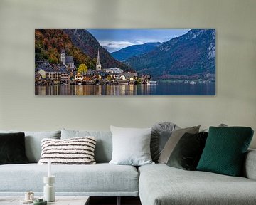 Automne au lac de Hallstatt sur Teun Ruijters