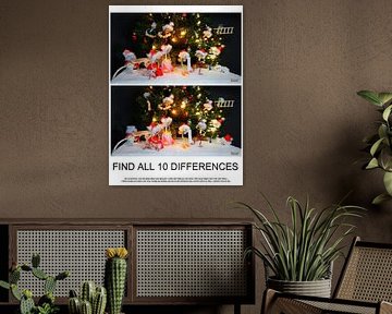 Retrouvez la fiche de recherche des 10 différences des Fubby's.