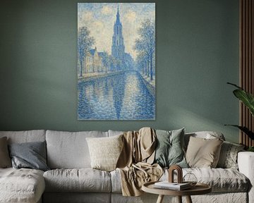Impressionist Delft Reflection – Light over the Vermeer City by Travel Shop