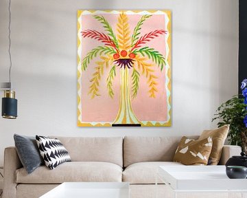 Noix de coco de palme sur l'Atelier Paint-Ing