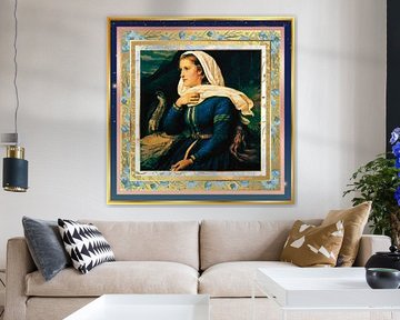 S.F. Remastered Version of Ingeborg by Peter Nicolai Arbo by Silver Fox Art Decor