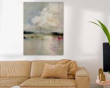 Golden Clouds by Japandi Art Studio