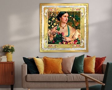 S.F. Remastered Version of Grace Rose by Frederick Sandys