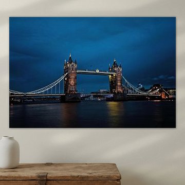 Tower Bridge at Dusk, London, United Kingdom by Aloke Design