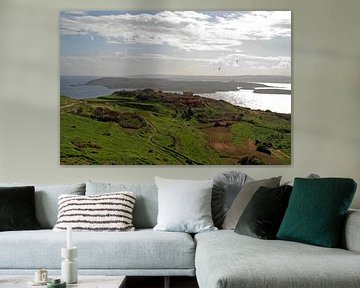 Vue de Gozo sur l'île de Comino