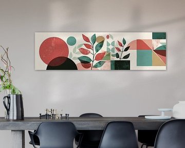 Feuilles et formes géométriques