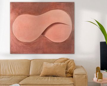 Pink Drop | Abstract Pink Drop by Modern Collection