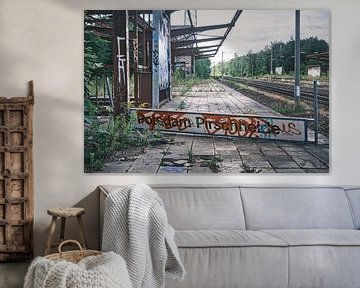 Abandoned train station, Potsdam by André Bouterse