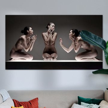 Fine-Art Photography - Trois femmes nues en train de dialoguer