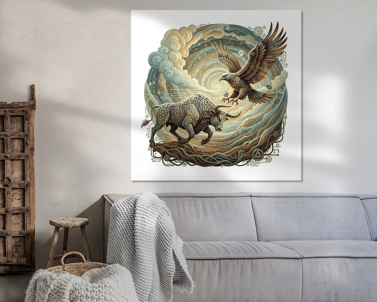 Example of the artwork in a room