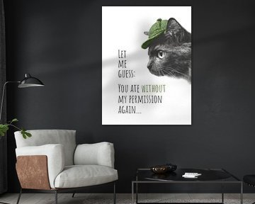 Chat cool - Détective de la nourriture