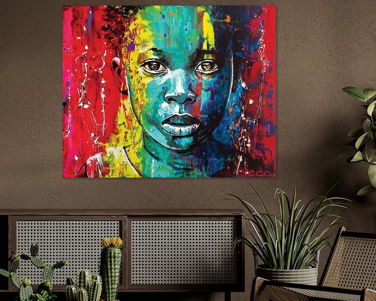 Example of the artwork in a room