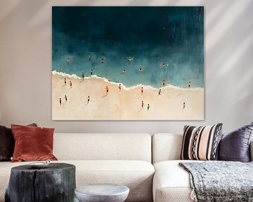 Schwimmende Menschen von Olga Wildrose