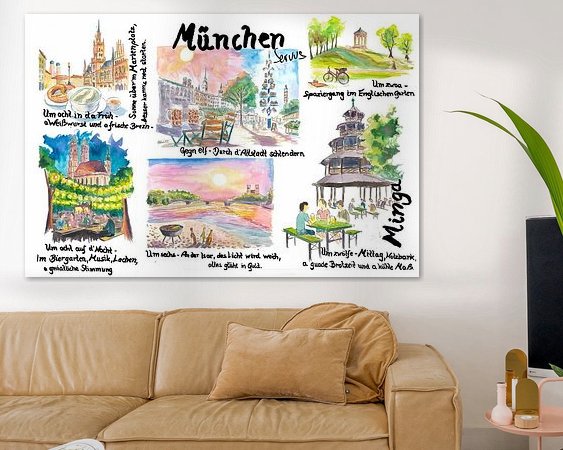 Example of the artwork in a room