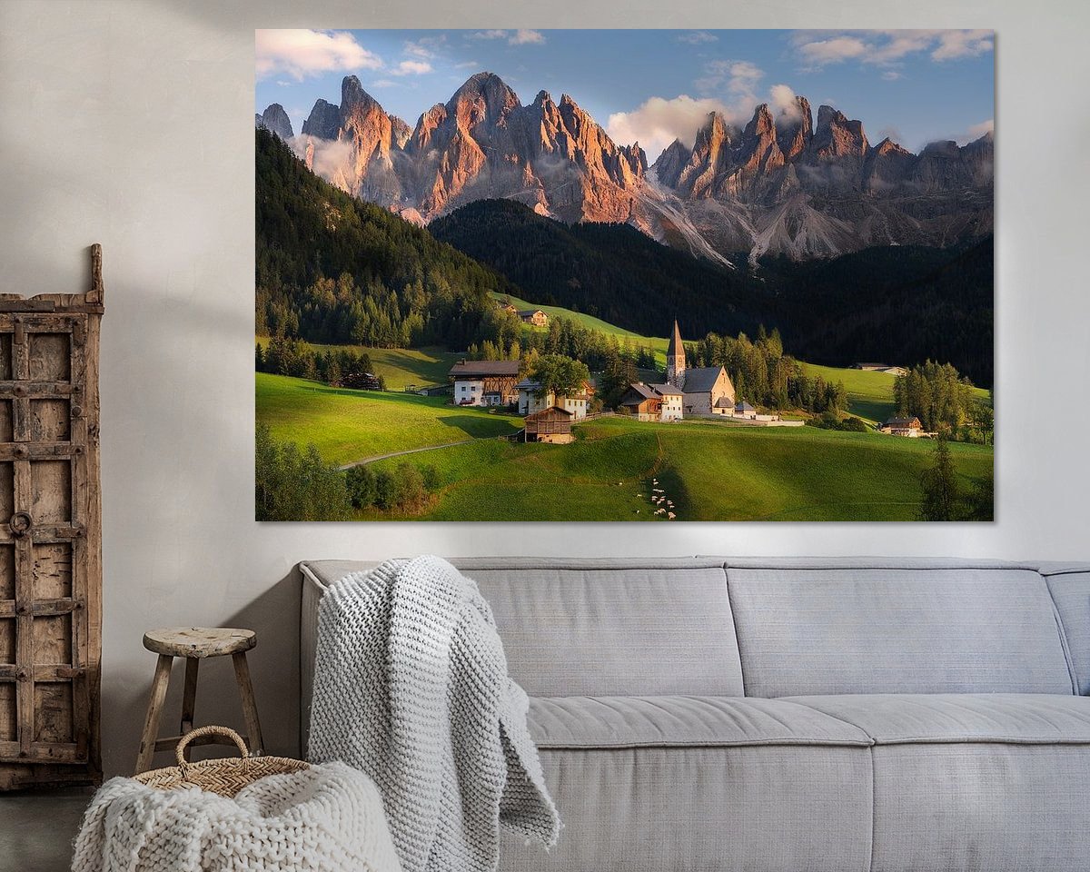 Example of the artwork in a room