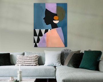 Pastel power of a silhouette by Your unique art