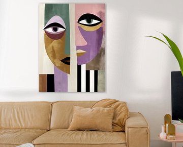 Weibliches Profil mit Dualismus von Your unique art