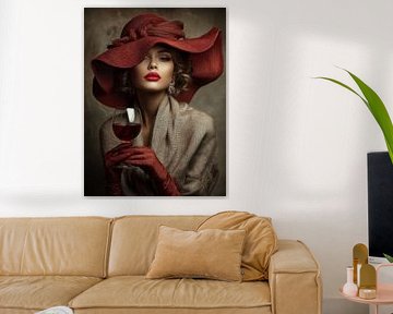 Lady in Red by Your unique art