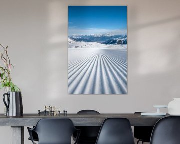 Prepared piste on the Kitzsteinhorn