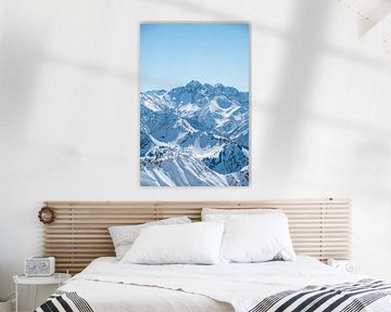 Winter view of the Allgäu Alps and the Trettachspitze by Leo Schindzielorz