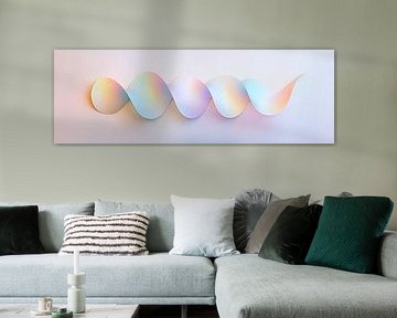 Vague de calme Teintes pastel sur Collection Moderne