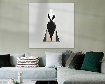 La robe du cygne noir de la nuit | Une silhouette qui murmure