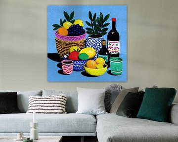 Corbeille d'agrumes | Vibes de la récolte colorée sur OMG Art