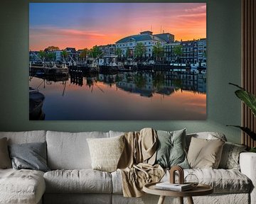 Vues de l'Amstel & ; Théâtre Carré à Amsterdam, 2019 sur Amsterdam.Photos