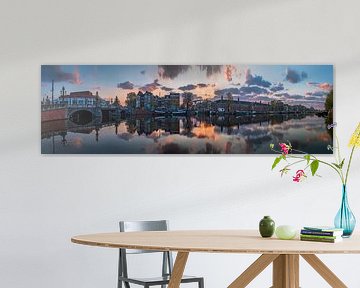 Panorama du Blauwbrug et de la rivière Amstel à Amsterdam, 2019 sur Amsterdam.Photos