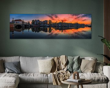 Panorama de la rivière Amstel à Amsterdam, 2020 sur Amsterdam.Photos