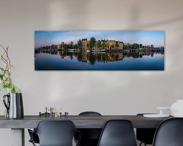 Panorama de la rivière Amstel à Amsterdam, 2019 sur Amsterdam.Photos