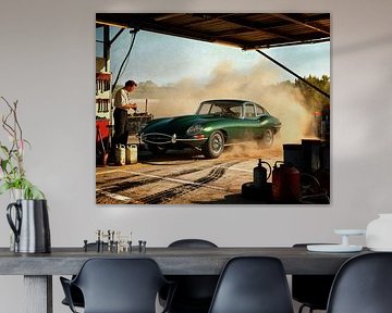 Jaguar Type E Racing: 1960s Classic in Motion by Jan Keteleer