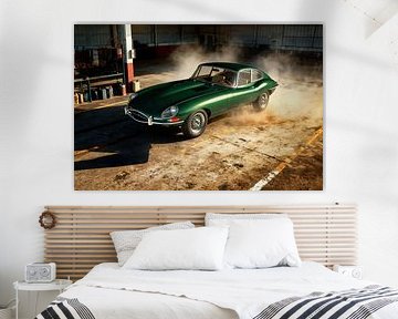 1960 Jaguar Type E Racing : L'élégance dans l'atelier