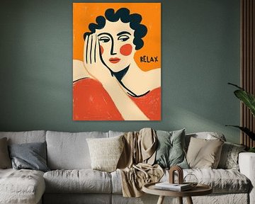 Ontspan in oranje en stilte van Color Square