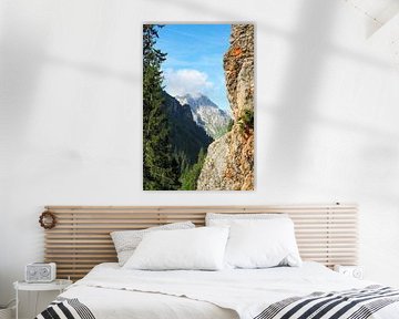 Dreamlike mountain landscape